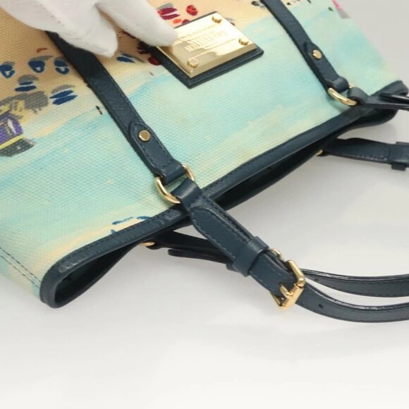 LOUIS VUITTON Ailleurs Cabas PM Escal Tote Bag Canvas Blue - Picture 6 of 16